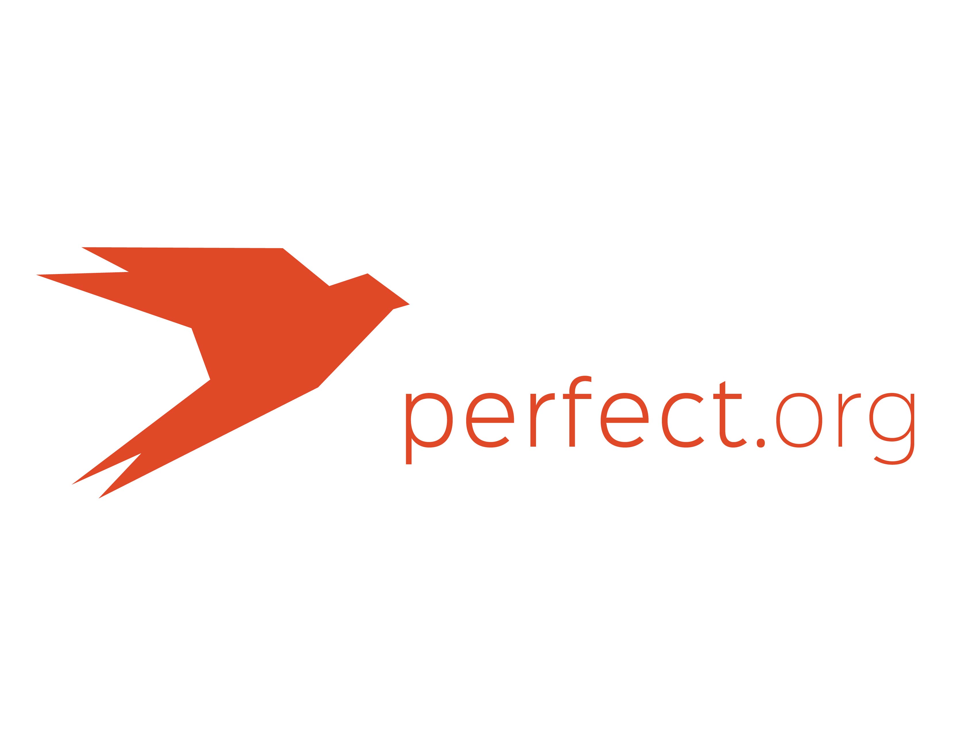 Orange themed Perfect app icon
